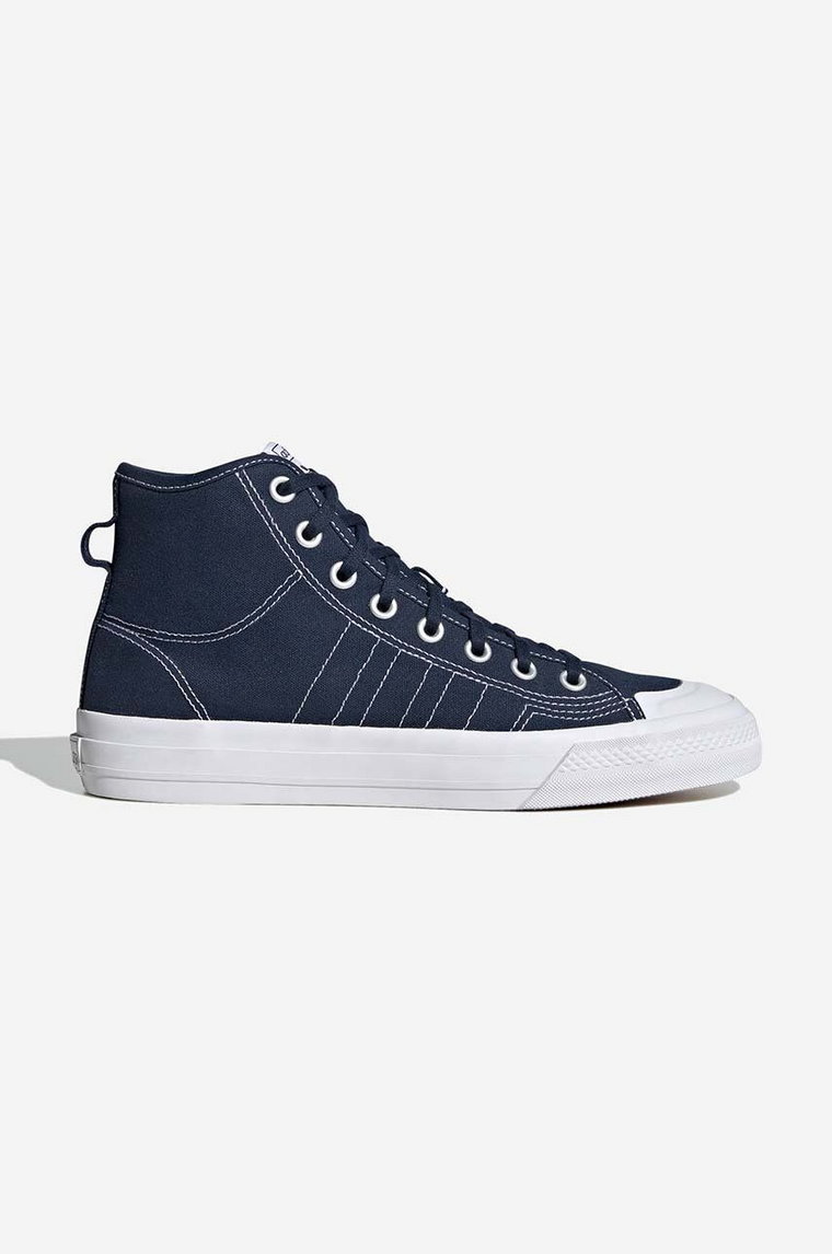 adidas Originals trampki Nizza HI RF kolor niebieski HQ8531-GRANATOWY