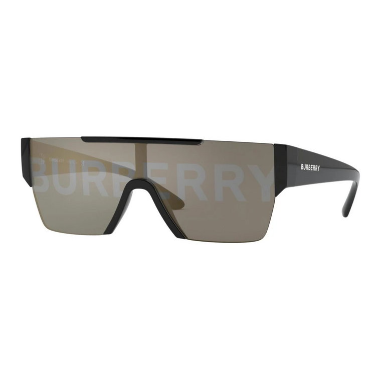 Stylowe męskie okulary przeciwsłoneczne Czarny/Szary Burberry