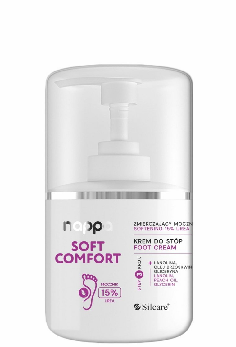 Nappa Soft Comfort - Krem do stóp zmiękczający z mocznikiem 15% 250 ml