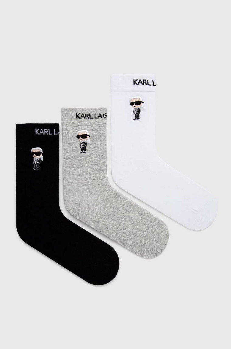 Karl Lagerfeld skarpetki 3-pack damskie