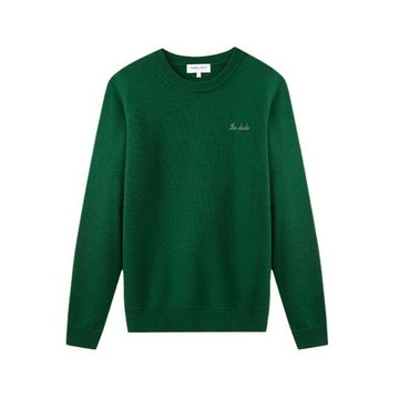 Maison Labiche, Big Stag Sweater Zielony, male,