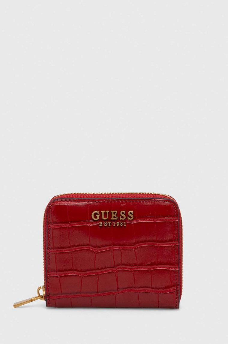 Guess portfel LAUREL damski kolor czerwony SWCX85 00370