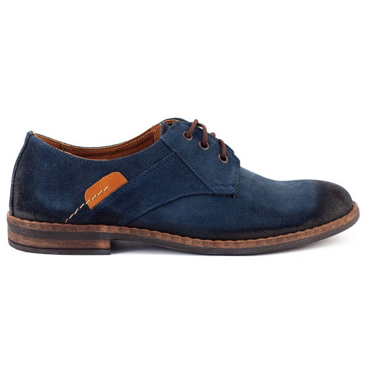 KENT Buty męskie casual 272 granatowe