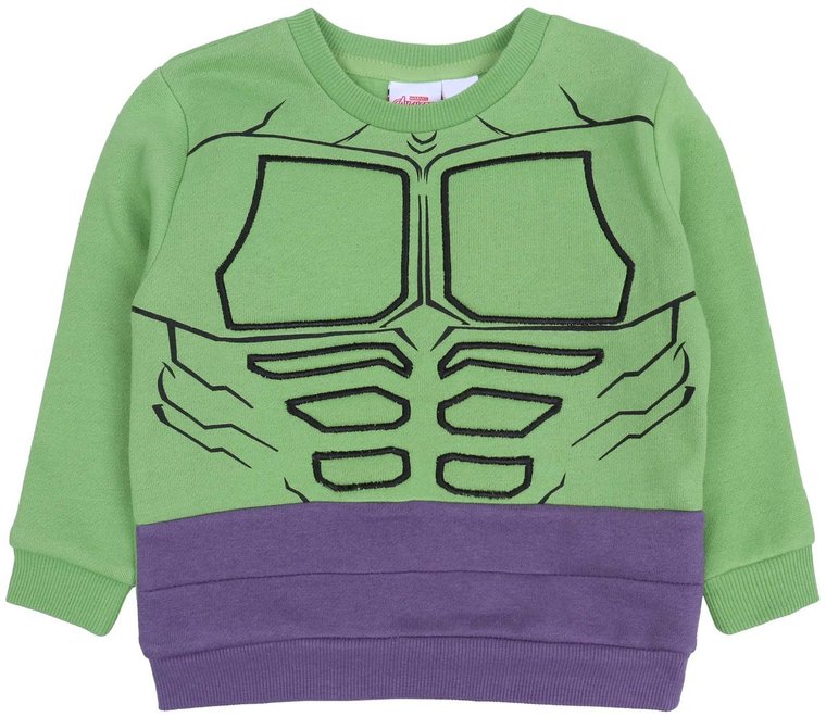 Zielono-fioletowa bluza Hulk MARVEL AVENGERS 3-4 lat 104 cm