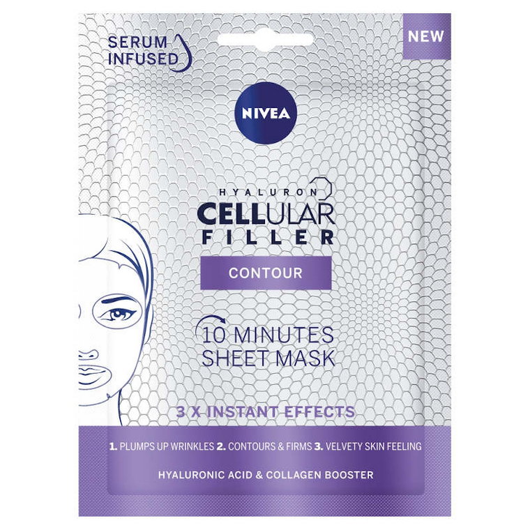 Nivea Hyaluron Cellular Filler 10-minutowa maska w płachcie