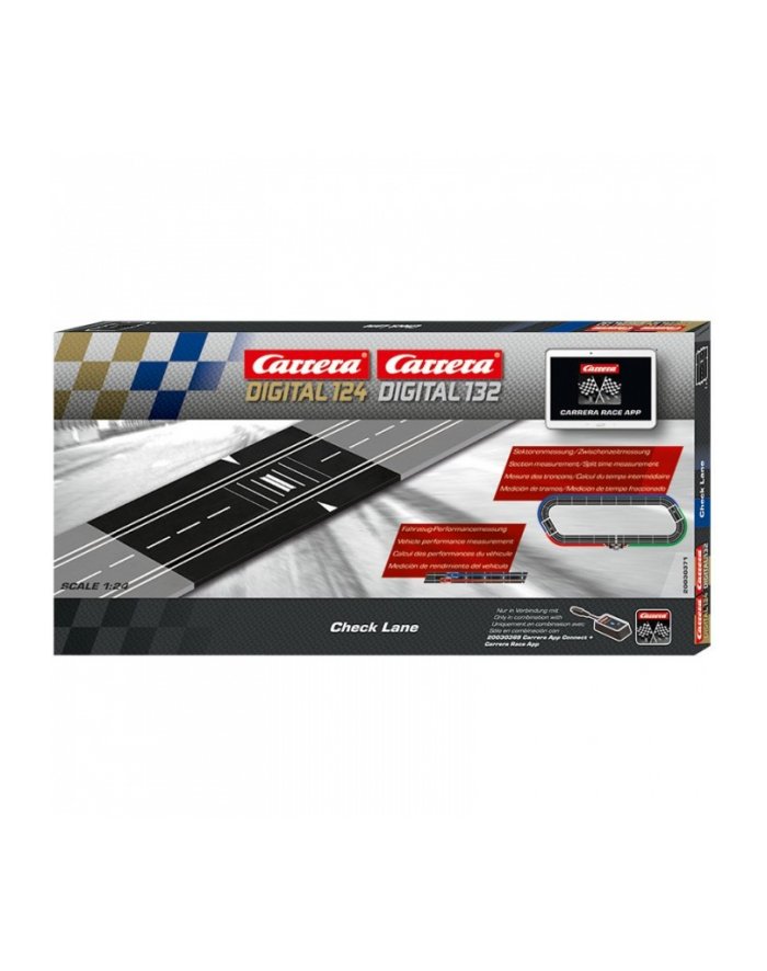 Carrera – Check Lane – Accessoire De Chronométrage Pour Course De Voitures – Digital 124 & 132