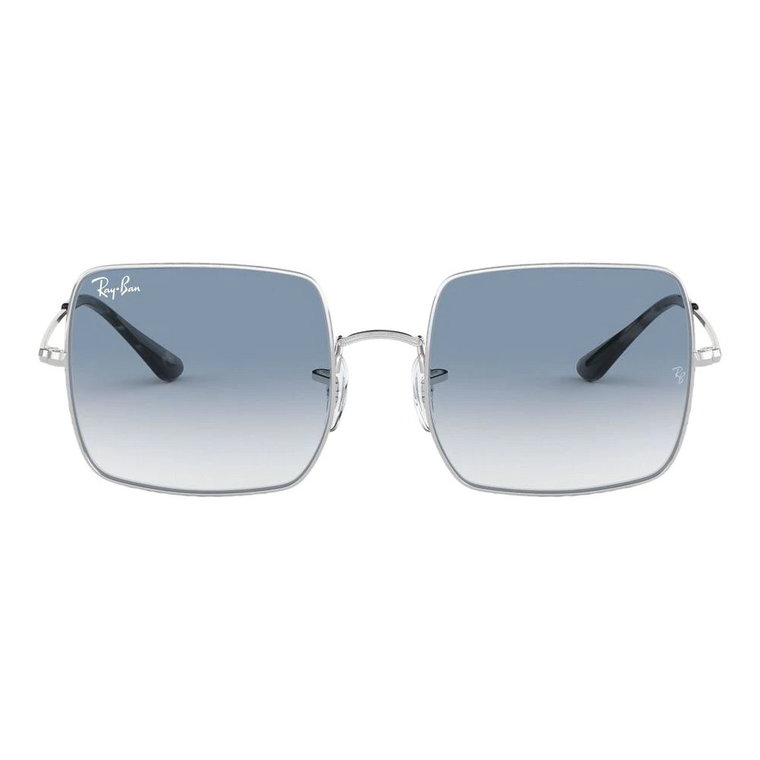 Srebrne/Niebieskie Okulary Square RB 1971 Ray-Ban