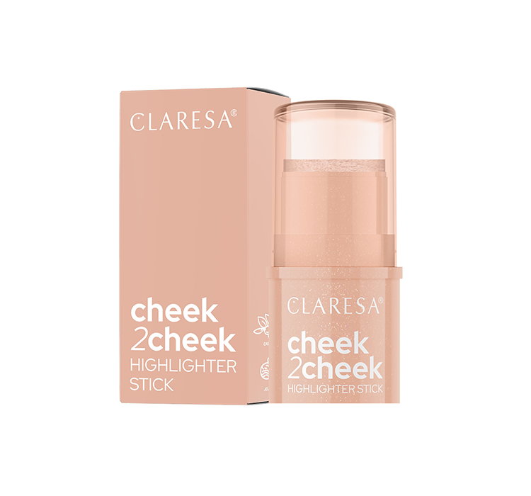 CLARESA CHEEK2CHEEK KREMOWY ROZŚWIETLACZ W SZTYFCIE 01 PEARL SHINE 5,5G