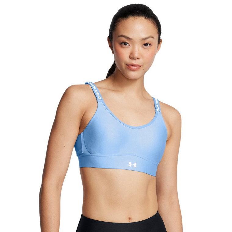 Biustonosz treningowy Under Armour UA Infinity Mid 2.0 Bra - niebieski