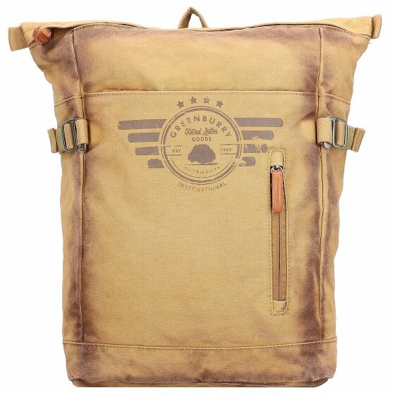 Greenburry Plecak Aviator 41 cm Komora na laptopa camel