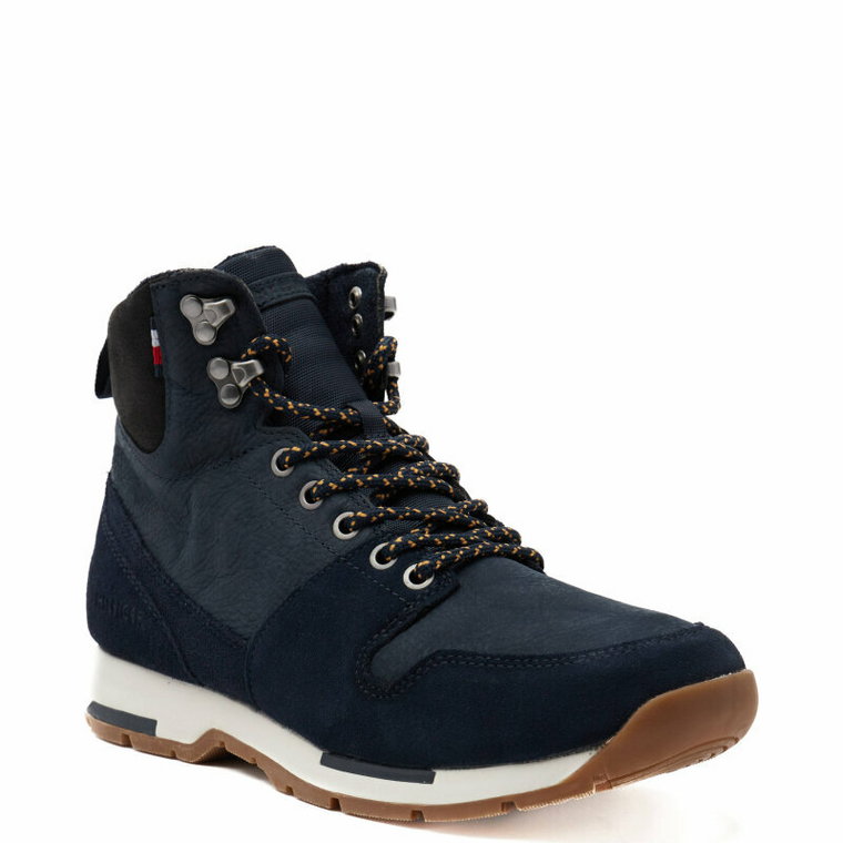 Tommy Hilfiger Skórzane buty trekkingowe RETRO