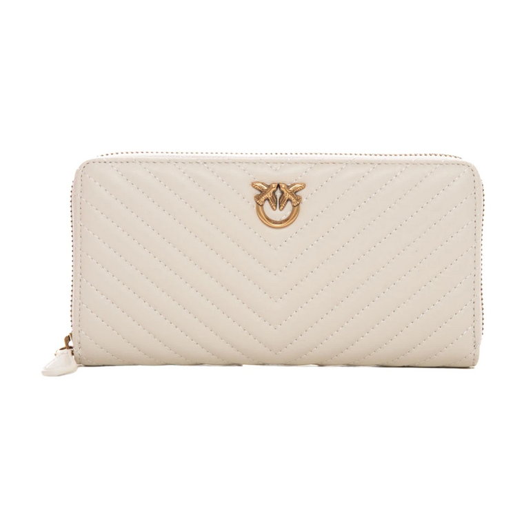 Zip leather wallet Pinko