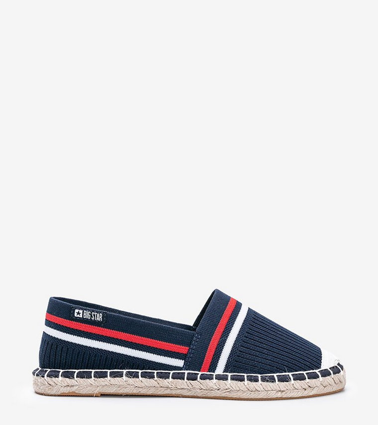 Granatowe espadryle damskie Big Star  Anim