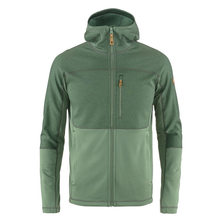 Męska bluza polarowa Fjallraven Abisko Trail Fleece Jacket patina green - M