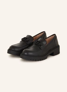 Unisa Loafersy Gabon schwarz