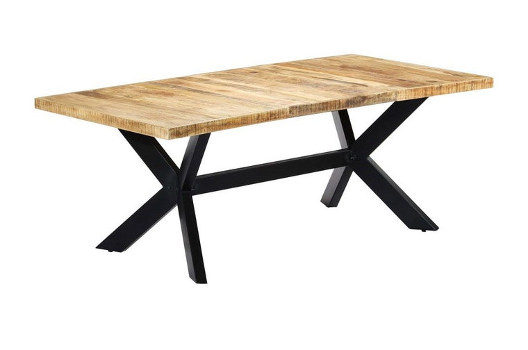 Stół z drewna mango Kalis 6X  jasnobrązowy