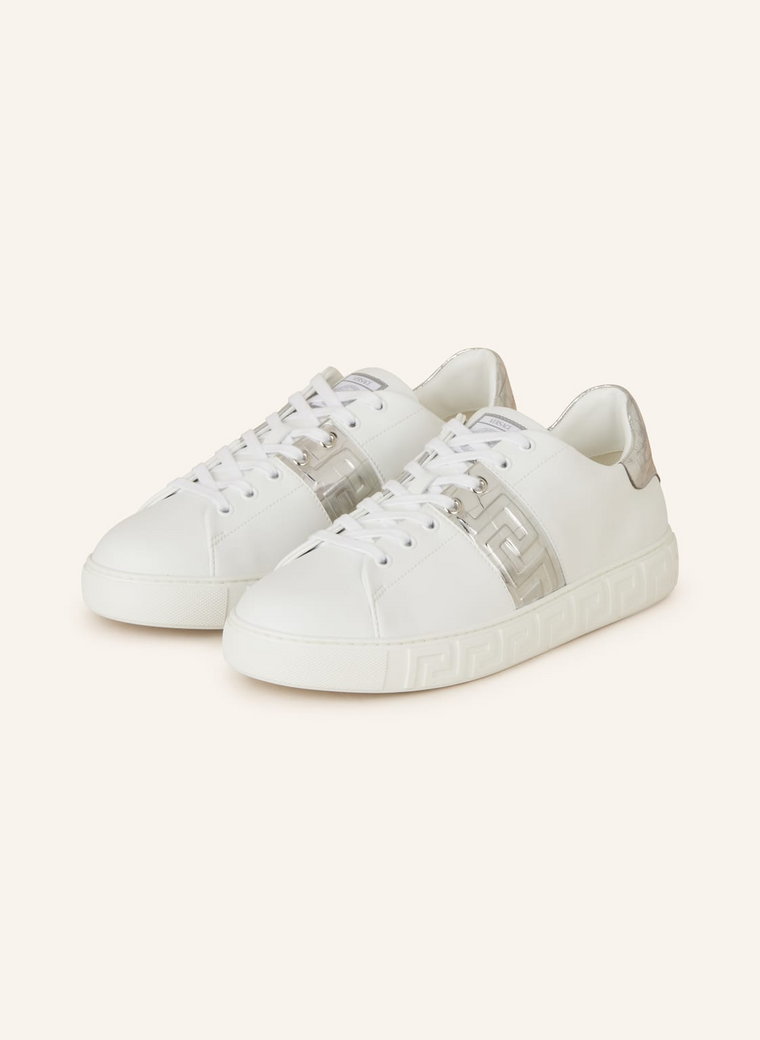 Versace Sneakersy Greca weiss