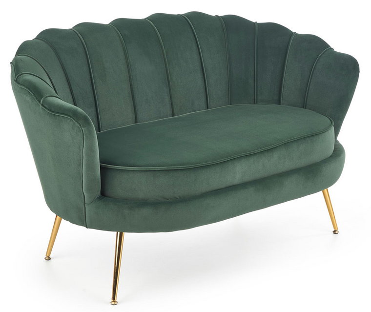 Zielona tapicerowana sofa glamour - Vimero 4X