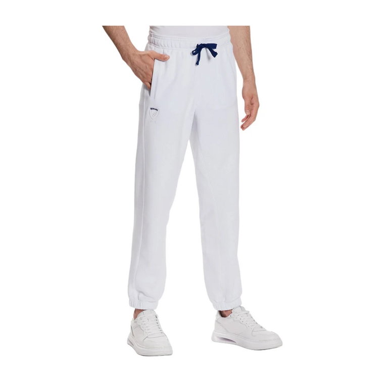 Spodnie Slim-Fit z Pluszu Blauer