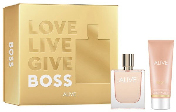Zestaw damski Hugo Boss Alive Love Live Give Woda perfumowana damska 50 ml + Balsam do ciała 75 ml (3616303428549). Perfumy damskie