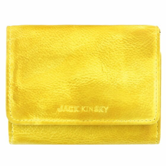 Jack Kinsky Portfel Nassau RFID Skóra 11 cm gelb