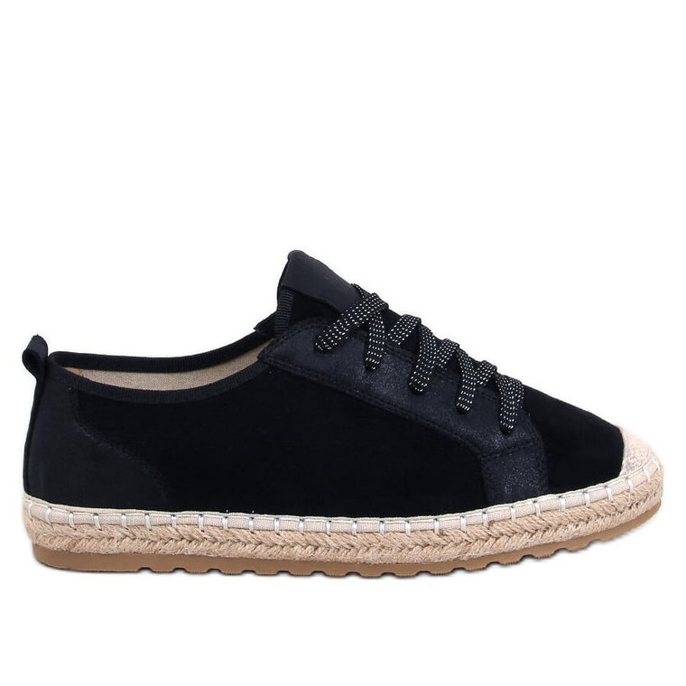 Trampki espadryle Felix Black czarne