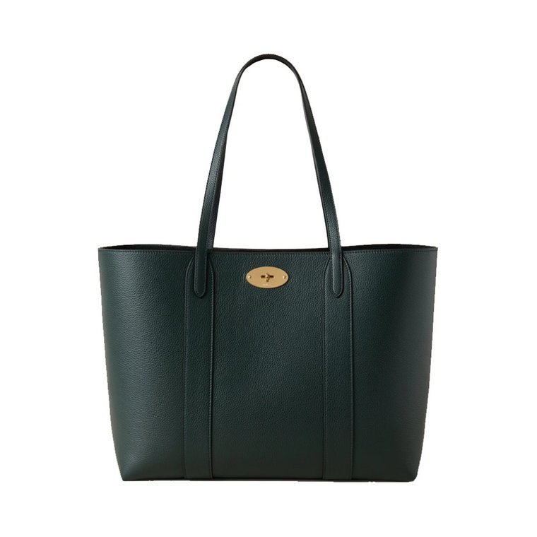 Bayswater Tote - Zielona Skóra Mulberry