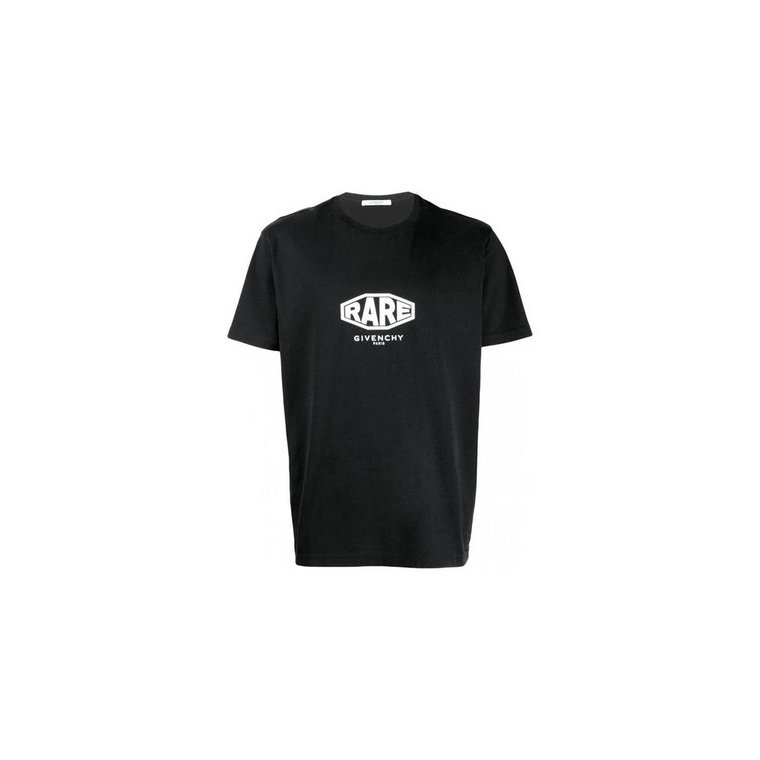 Czarna koszulka z logo Givenchy