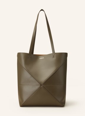 Loewe Torba Shopper Puzzle Fold gruen