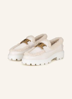 Tod's Mokasyny Gomma weiss