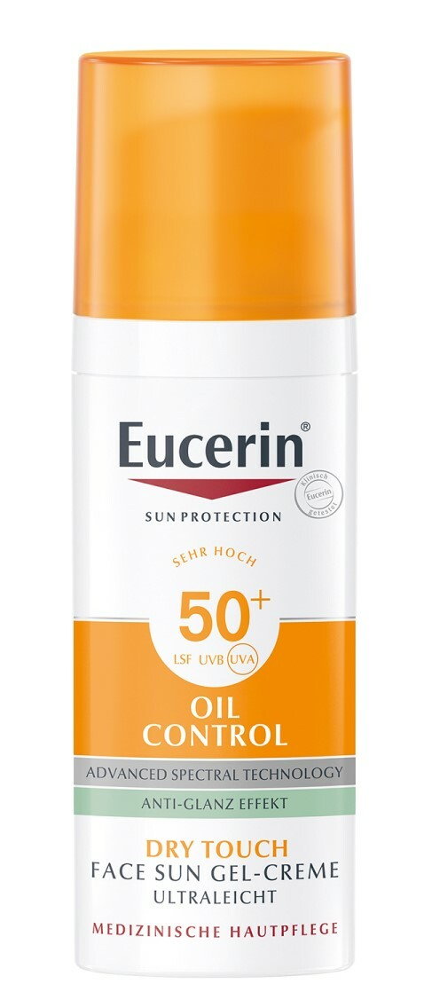 Eucerin Oil Control SPF50+ Dry Touch - Żel-krem ochronny ultralekki 50ml