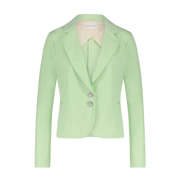 Elegancki Solomon Blazer | Jasnozielony Jane Lushka