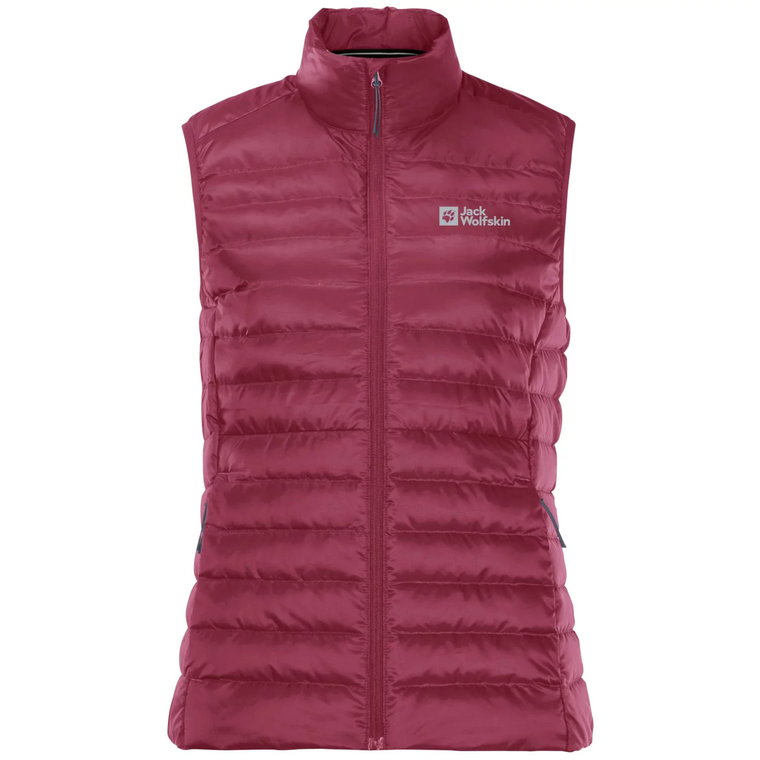 Jack Wolfskin Pack & Go Down Vest W 1207031-2198, Damskie, Czerwone, bezrękawniki, poliester, rozmiar: L