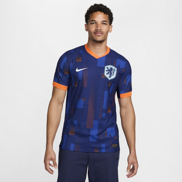Męska koszulka piłkarska Nike Dri-FIT ADV Authentic Holandia (drużyna męska) Match 2024/25 (wersja wyjazdowa) - Niebieski
