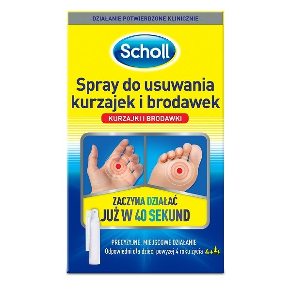 Scholl Spray Do Usuwania Kurzajek i Brodawek 80 ml