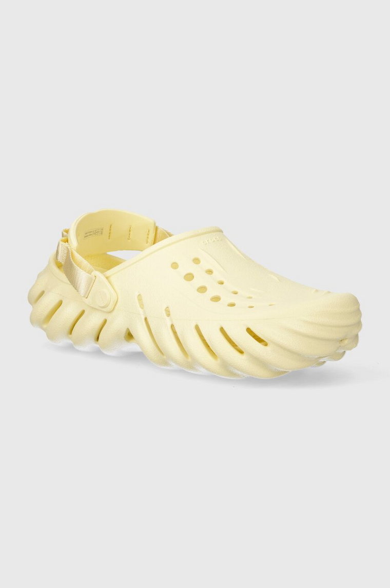 Crocs klapki X - (Echo) Clog kolor żółty 207937