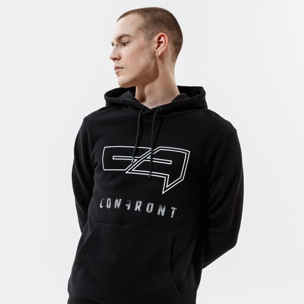 CONFRONT BLUZA Z KAPTUREM LOGO HOODY BLACK