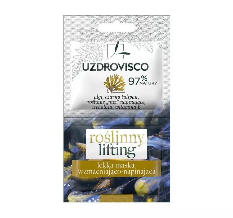 UZDROVISCO ROŚLINNY LIFTING LEKKA MASKA WZMACNIAJĄCO NAPINAJĄCA 2X5ML