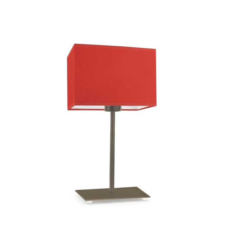 Lampka nocna LYSNE Amalfi, 60 W, E27, czerwona/złota, 40x20 cm