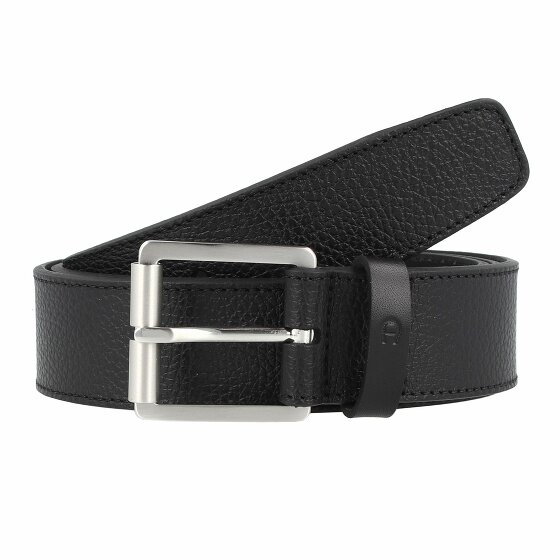 AIGNER Casual belt leather black 100 cm