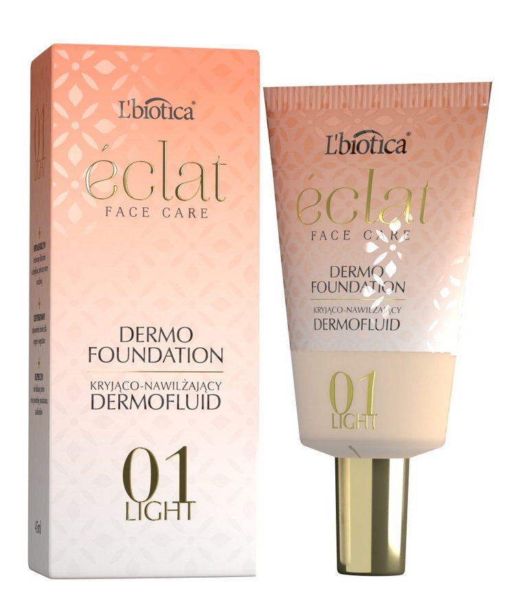 L'Biotica Eclat - Dermofluid Kryjąco-nawilżający 01 Light 45ml