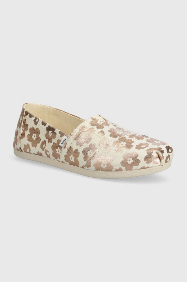 Toms espadryle Alpargata kolor beżowy 10020668