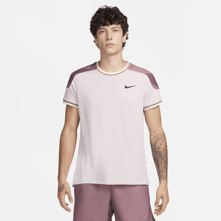 Męska koszulka do tenisa Dri-FIT NikeCourt Slam - Żółty