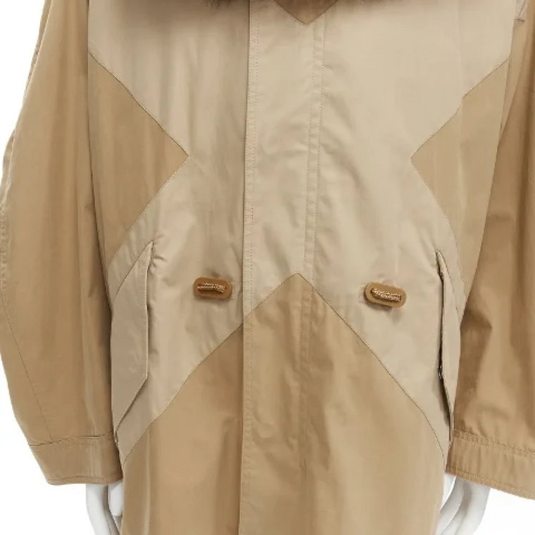 Pre-owned Cotton outerwear Burberry Vintage