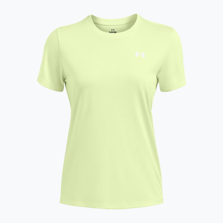 Koszulka treningowa damska Under Armour Tech C-Twist retro green/white