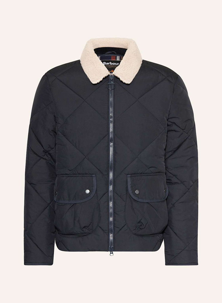 Barbour Kurtka Pikowana Angler blau