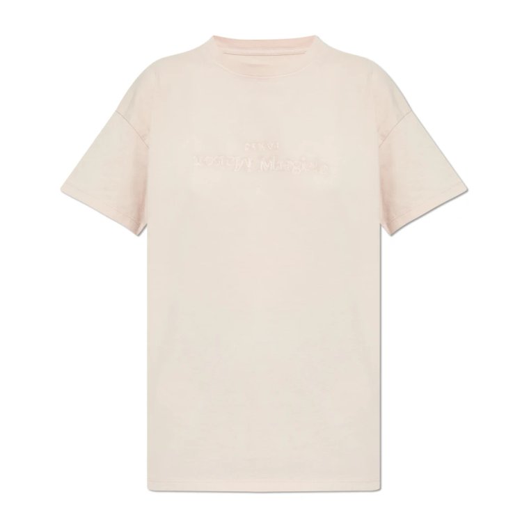 T-shirt z logo Maison Margiela