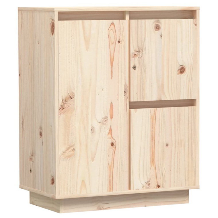 Szafka drewniana 3-drzwiowa 60x34x75 cm sosna