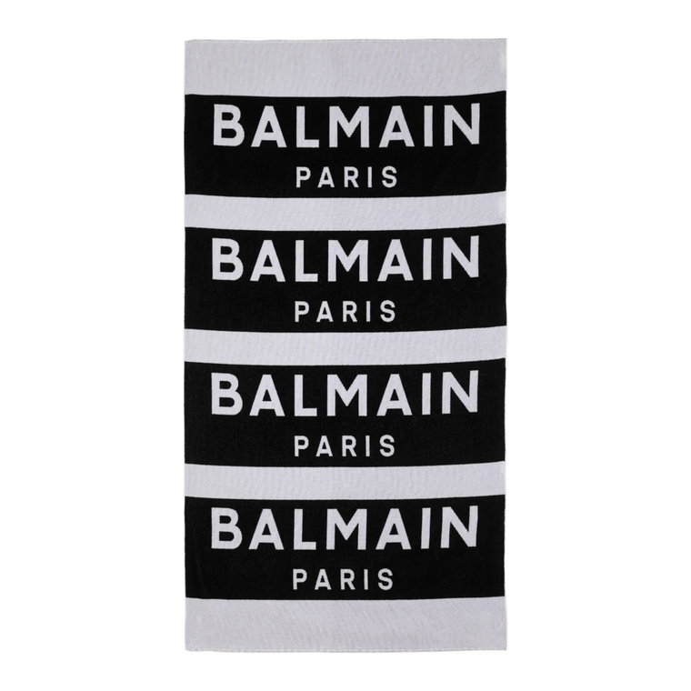 logo ręcznik plażowy Balmain