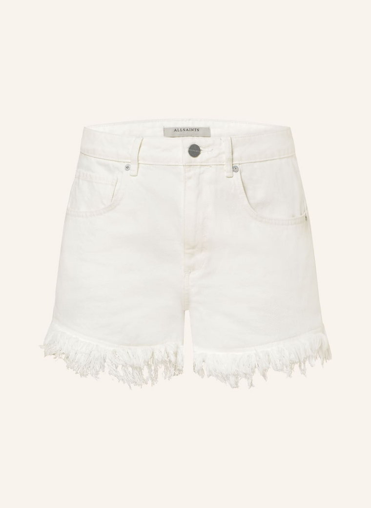 Allsaints Szorty Jeansowe Astrid weiss